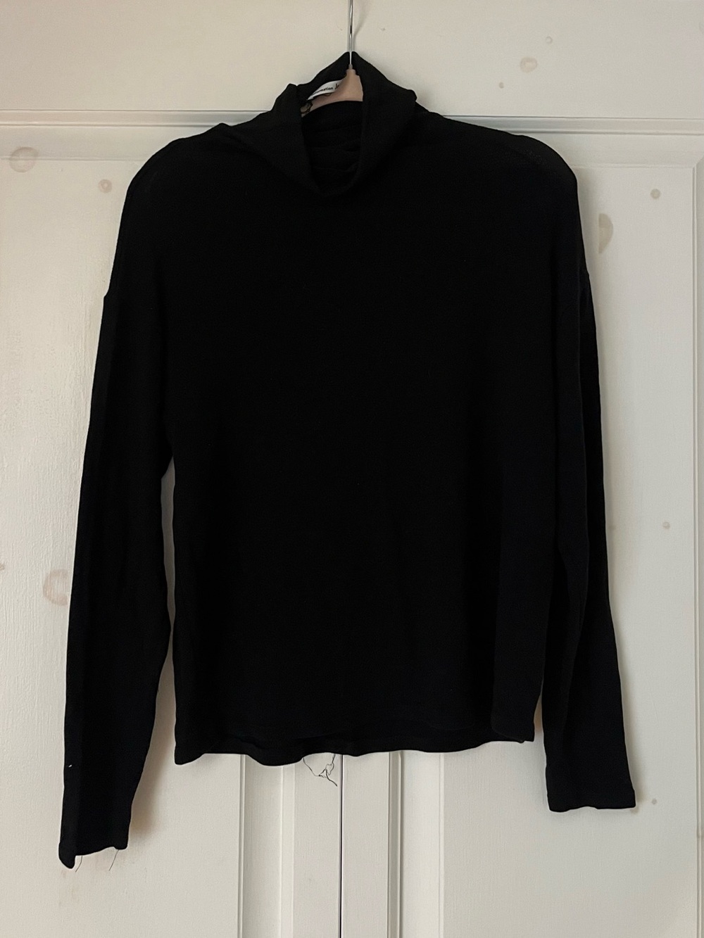 reformation black turtleneck size small